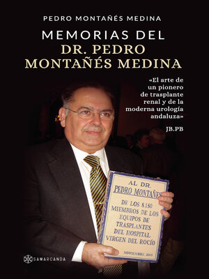 cover image of Memorias del Dr. Pedro Montañés Medina